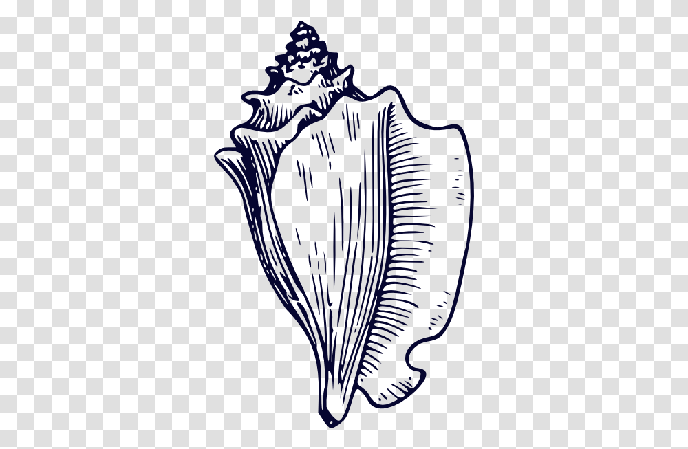 Navy Blue Shell Clip Art, Sea Life, Animal, Invertebrate, Seashell Transparent Png