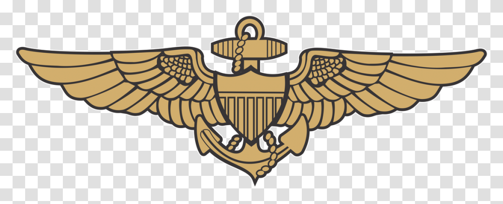 Navy Clipart Navy Pilot Wings Clip Art, Emblem, Logo, Trademark Transparent Png
