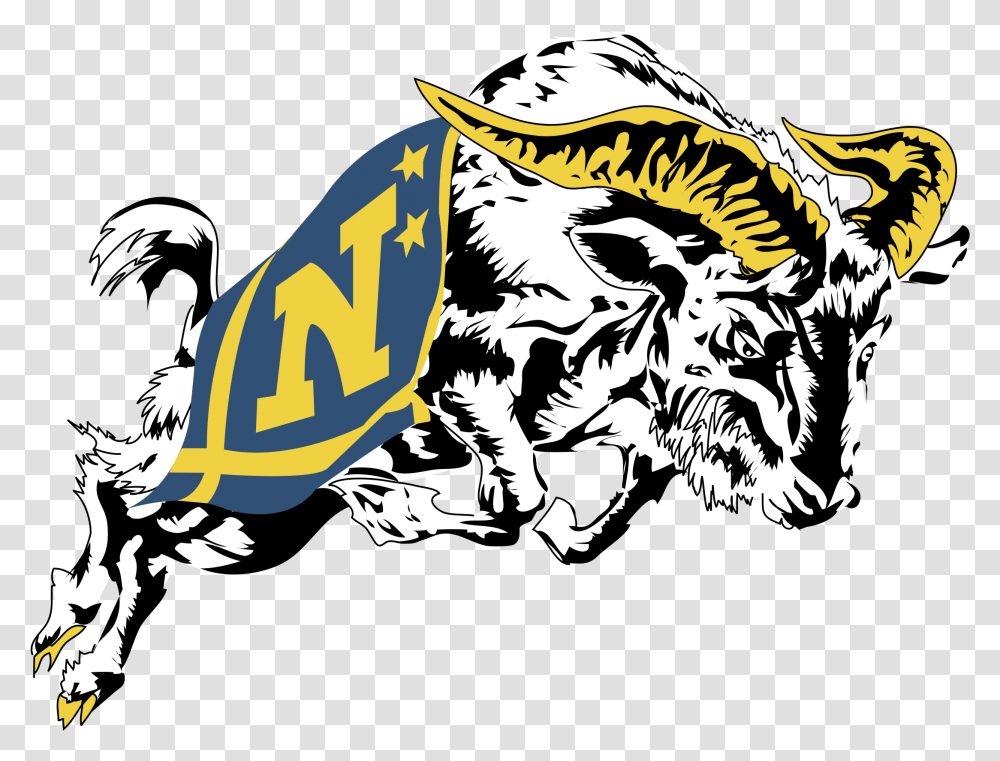 Navy Midshipmen Logo United States Naval Academy, Tiger, Wildlife, Mammal, Animal Transparent Png