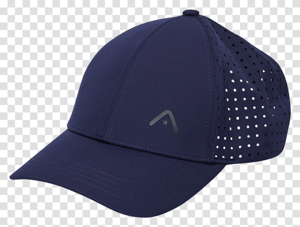 Navy Panel Perforated Cap, Apparel, Baseball Cap, Hat Transparent Png
