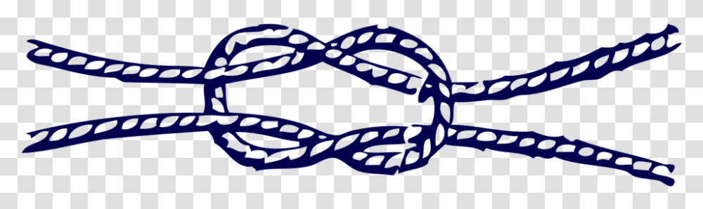 Navy Rope Nautical Knot Figure Of Eight Nautical Rope, Apparel, Tie, Accessories Transparent Png