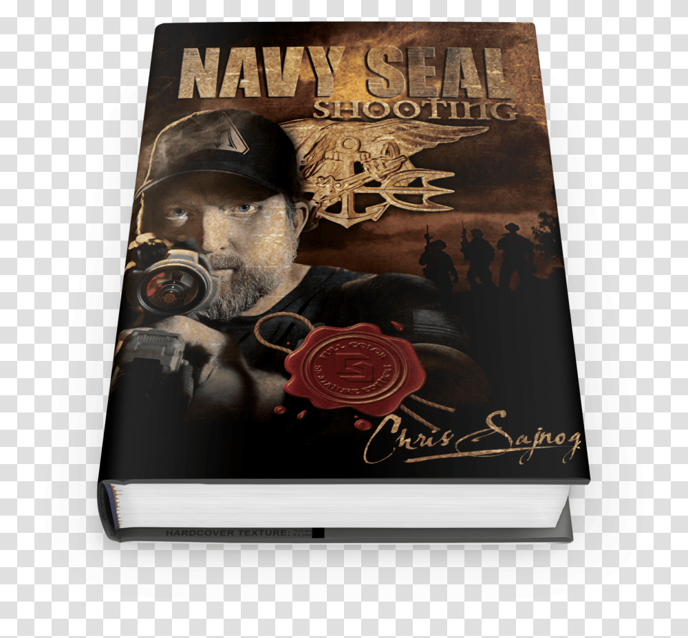 Navy Seal Shooting Hb Book Cover, Person, Human, Novel, Advertisement Transparent Png