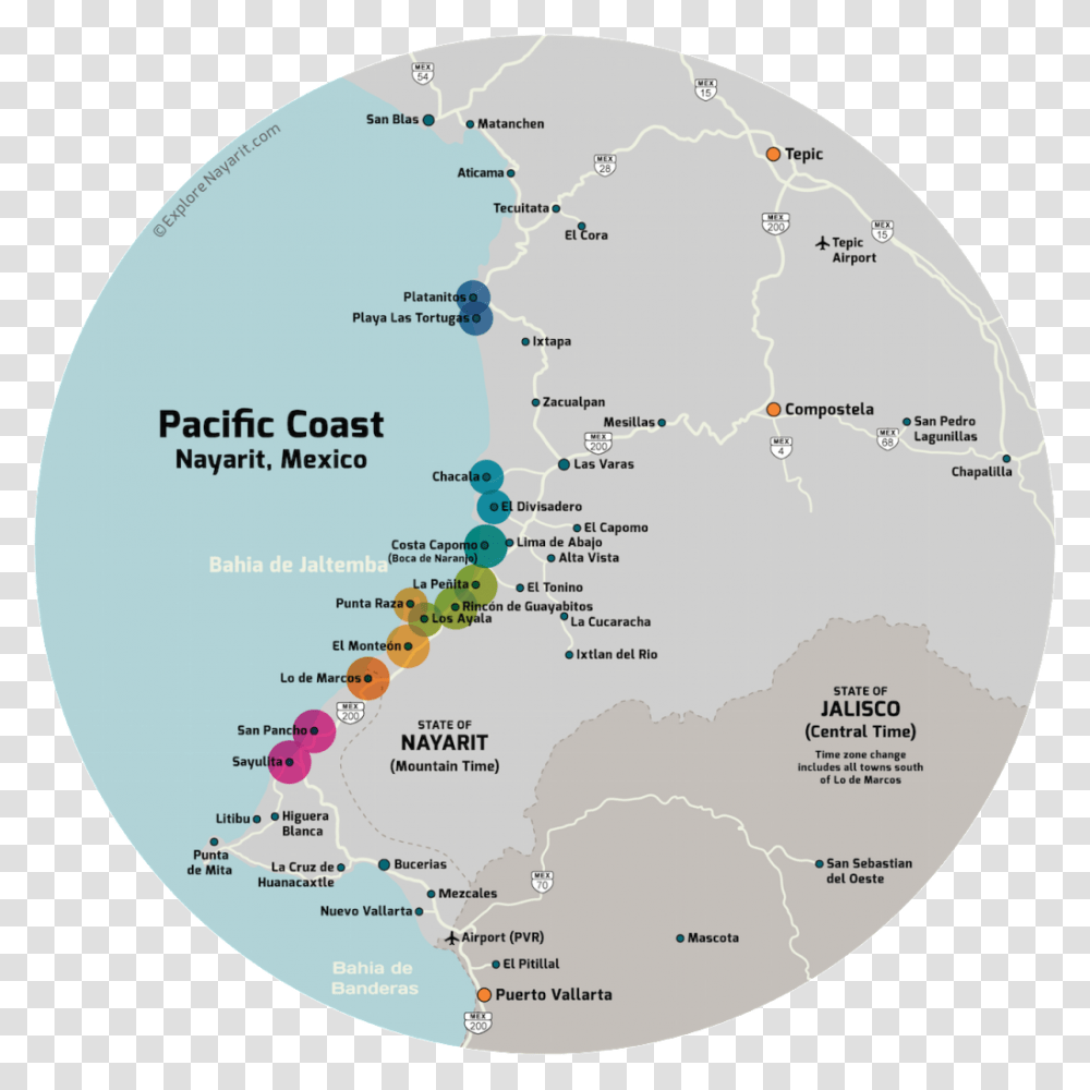 Nayarit Map, Plot, Diagram, Atlas, Astronomy Transparent Png