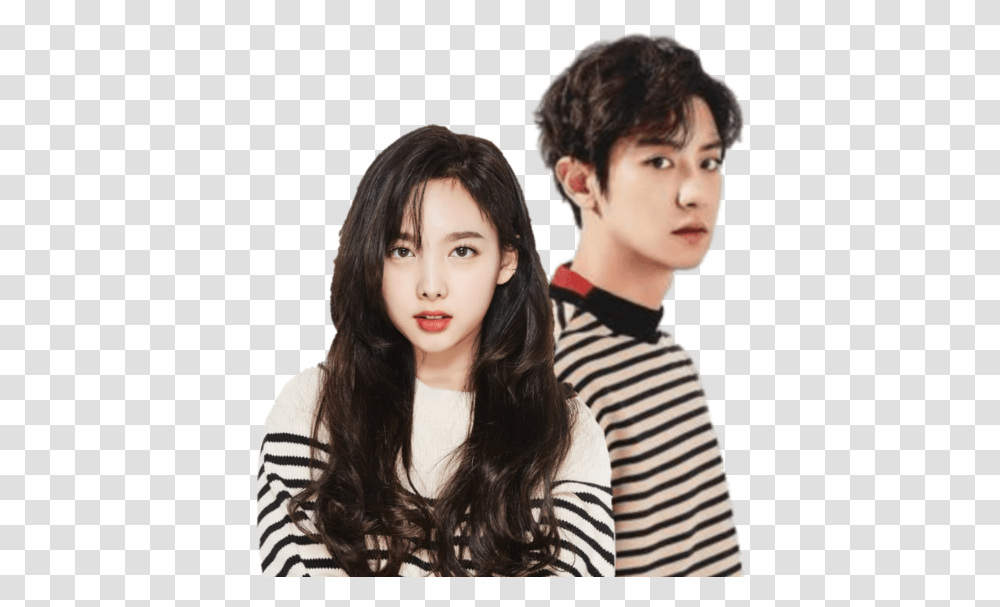 Nayeon Chanyeol Chanyeon Exo Twice Exotwice Tw Oh Boy Nayeon Photoshoot, Performer, Person, Human, Face Transparent Png