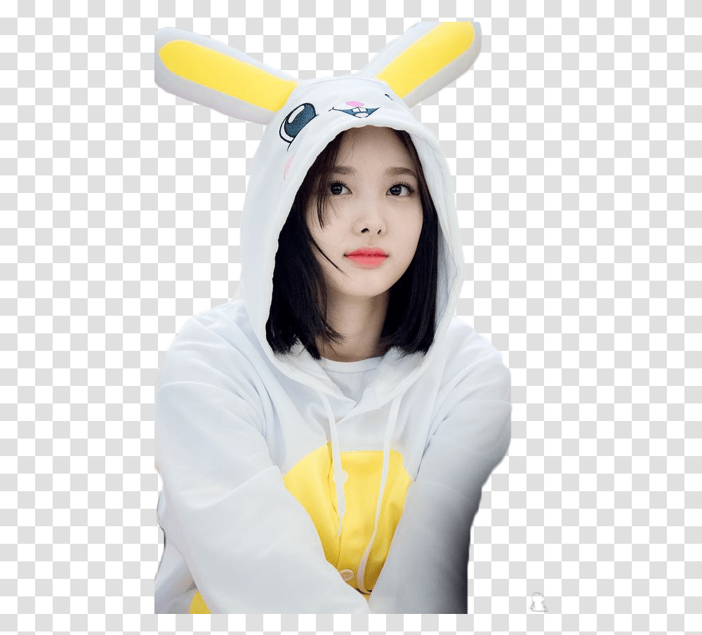 Nayeon Twice Discovered By Brendah Xd Twice Nayeon, Clothing, Apparel, Hood, Sweatshirt Transparent Png