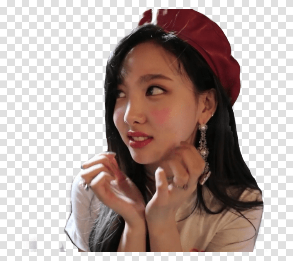 Nayeon Twice Girl, Apparel, Person, Finger Transparent Png