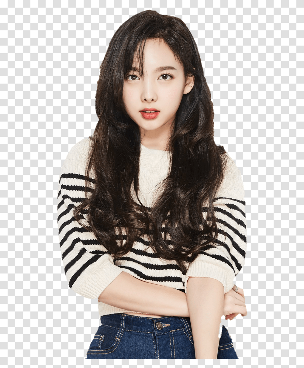 Nayeon Twice Oh Boy Photoshoot Nayeon, Person, Human, Hair, Face Transparent Png