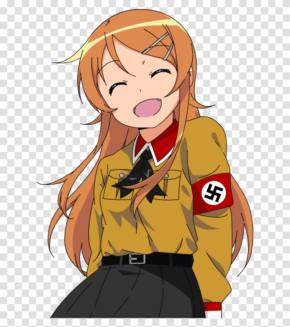 Nazi Anime Girl Armband, Clothing, Person, Costume, Comics Transparent Png