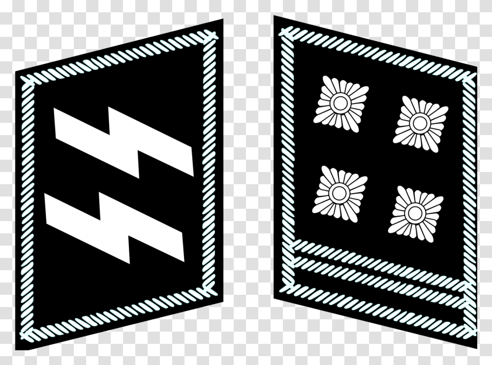 Nazi Collar Tabs Ranks Insignia Ss, Rug, Rope Transparent Png