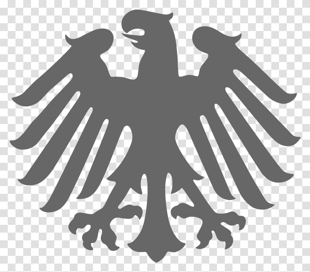 Nazi Eagle Bundesrat, Stencil, Logo Transparent Png