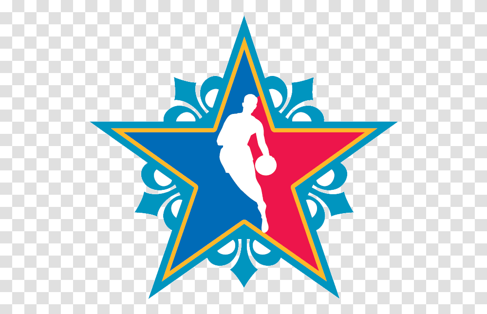 Nba All All Star Logo Nba, Symbol, Star Symbol, Person, Human Transparent Png
