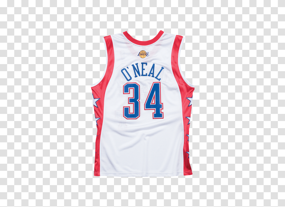 Nba All Star Game West Authentic Shaquille O Neal Jersey, Apparel, Shirt Transparent Png