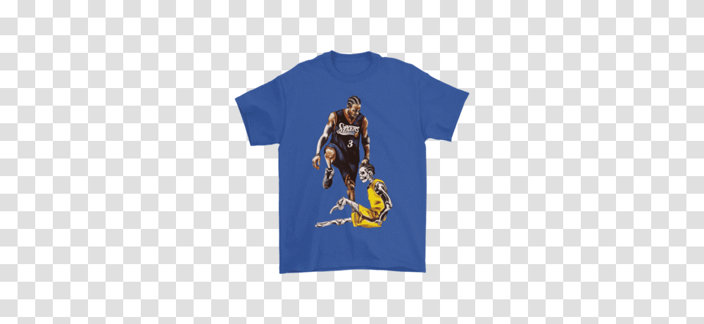 Nba Basketball Allen Iverson The Step Over Shirt Shirts, Apparel, Person, Human Transparent Png