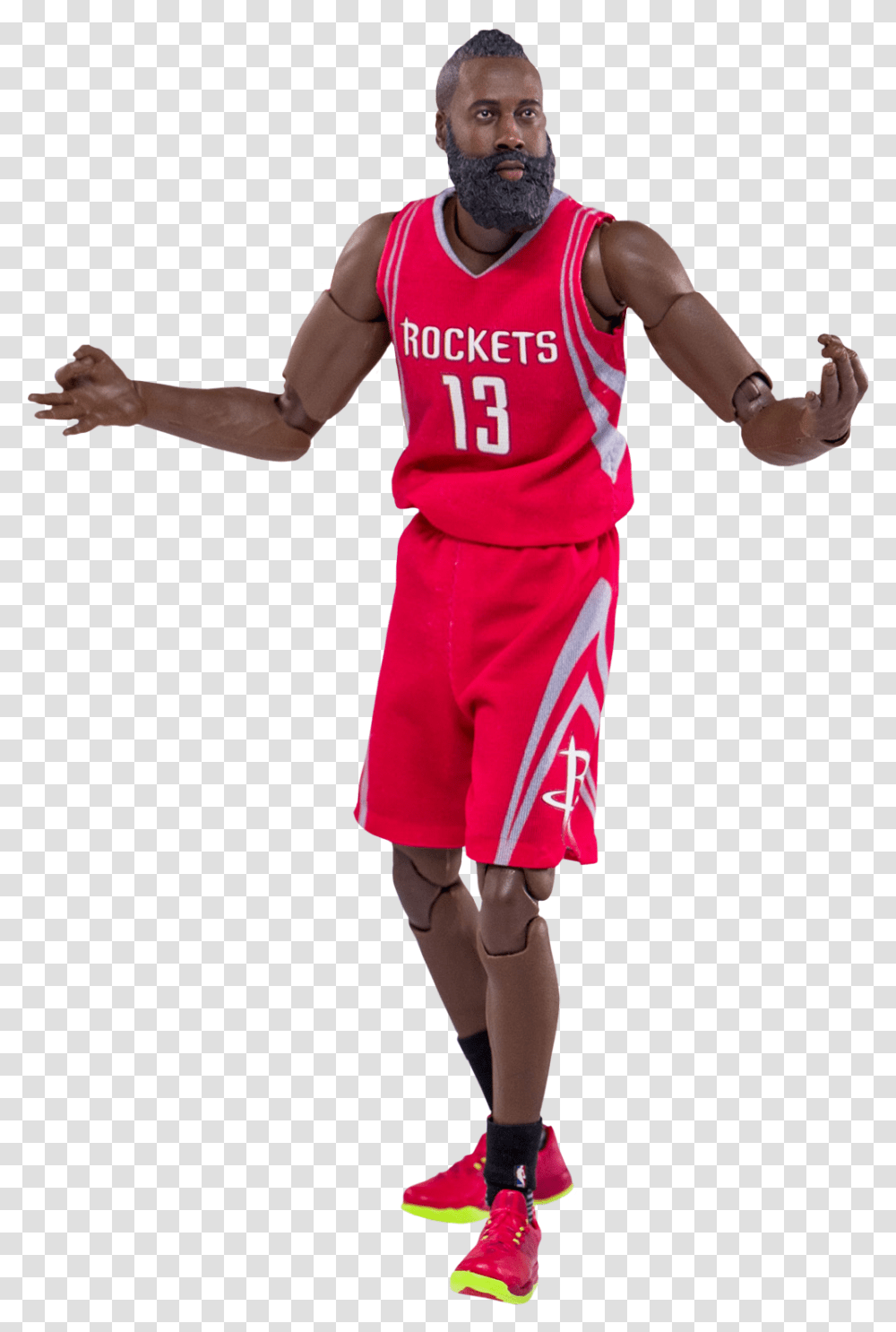 Nba Basketball James Harden Action Figure, Person, Human, People, Team Sport Transparent Png