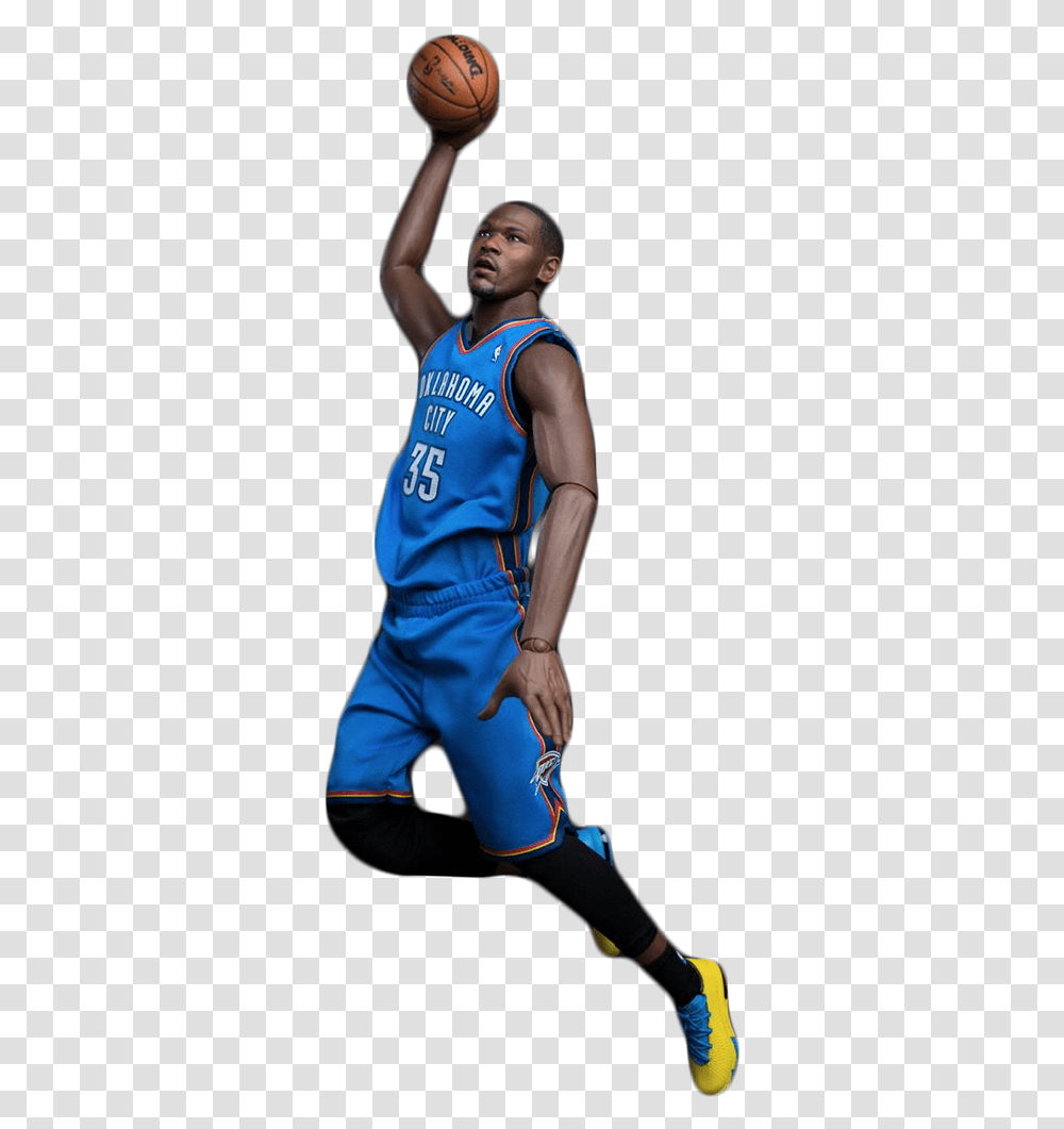Nba Basketball Kevin Durant 12 Action Figure Enterbay Clip Art, Person, Human, People, Team Sport Transparent Png