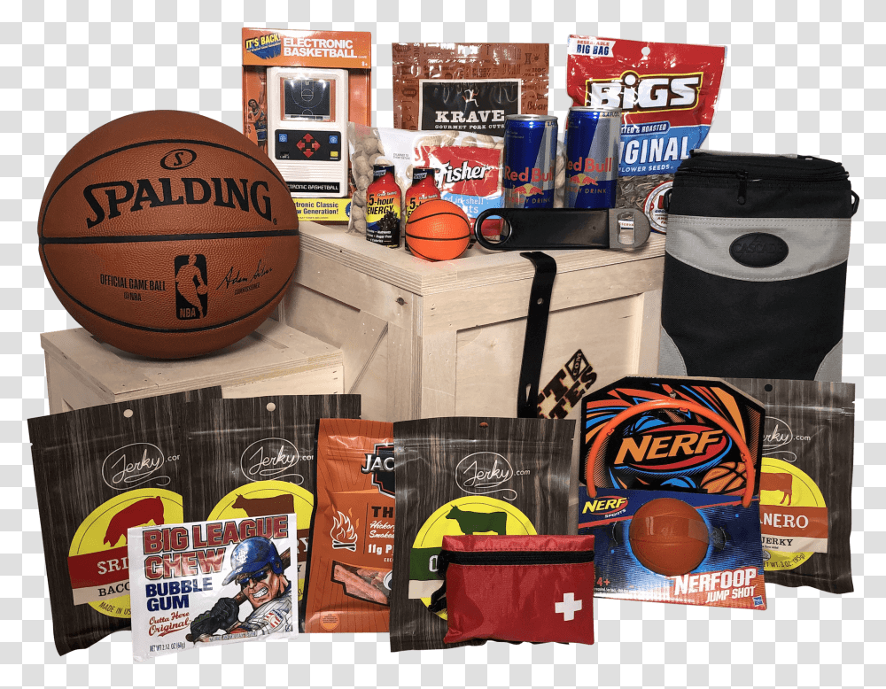 Nba Basketball Tailgate Crate Spalding Basketball, Person, People, Sphere, Team Sport Transparent Png
