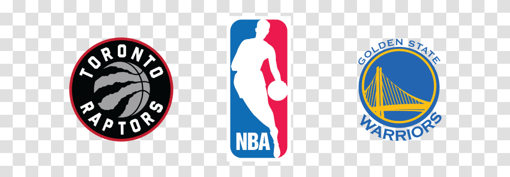 Nba Building A Winning Culture Warriors And Raptors Logo, Person, Human, Symbol, Trademark Transparent Png