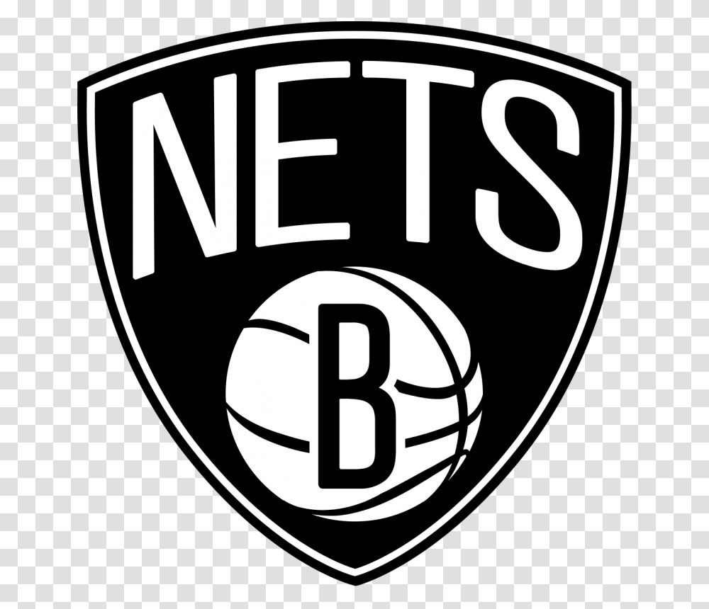 Nba Drawing Symbol Picture Brooklyn Nets Logo Vector, Text, Word, Label, Number Transparent Png