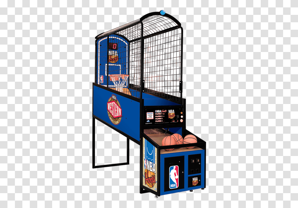 Nba Hoops Basketball Arcade Game Basketball Arcade Game, Electronics, Monitor, Screen, Computer Transparent Png