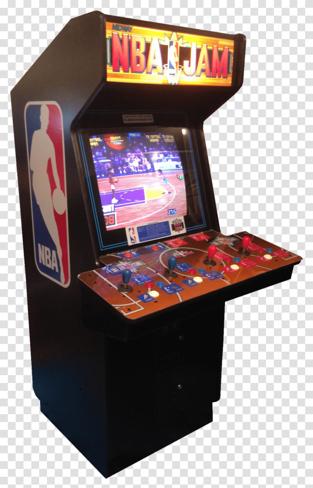 Nba Jam Details Nba Jam Arcade Launchbox, Arcade Game Machine, Monitor, Screen, Electronics Transparent Png