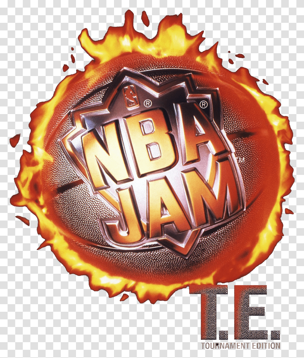 Nba Jam Tournament Edition Details Nba Jam Tournament Edition Logo, Symbol, Text, Bonfire, Flame Transparent Png