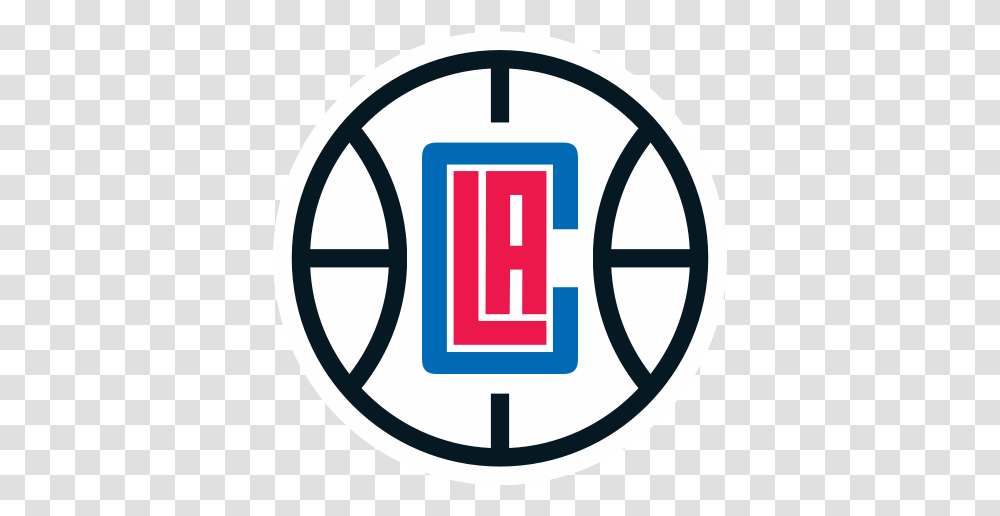 Nba Logo Drawing La Clippers, Symbol, Trademark, First Aid, Label Transparent Png