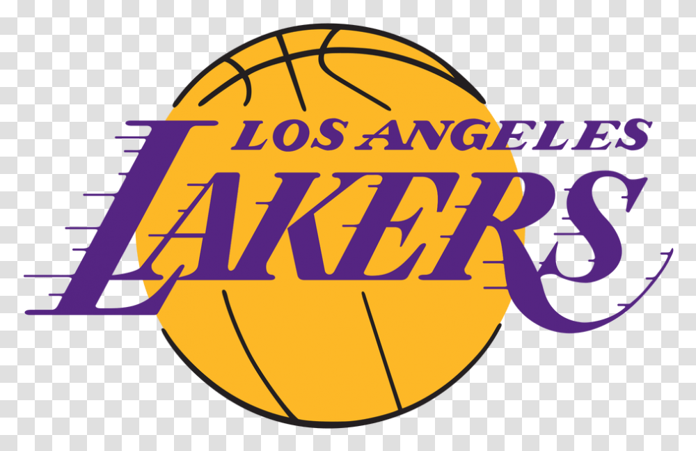 Nba Logo Los Angeles Lakers Logo, Crowd, Alphabet Transparent Png