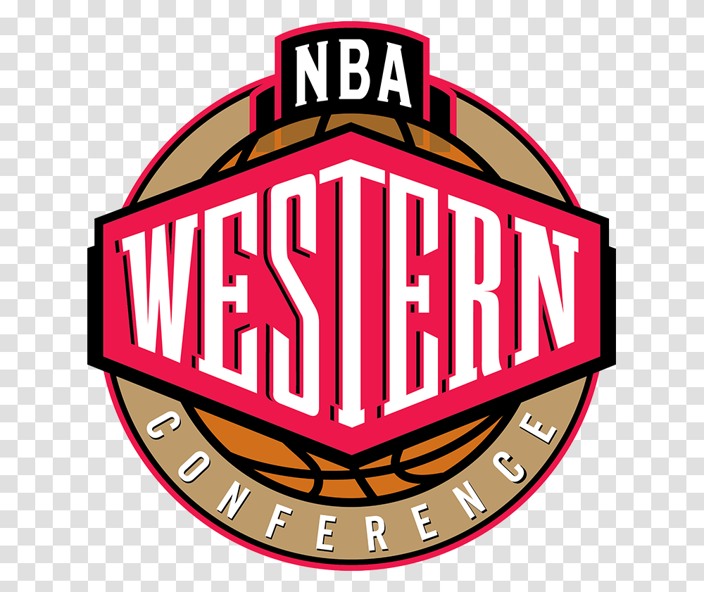 Nba Logo Western Conference Logo, Symbol, Text, Leisure Activities, Badge Transparent Png