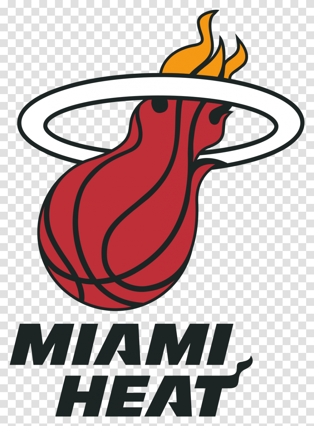 Nba Miami Heat Logo, Advertisement, Poster, Symbol, Animal Transparent Png