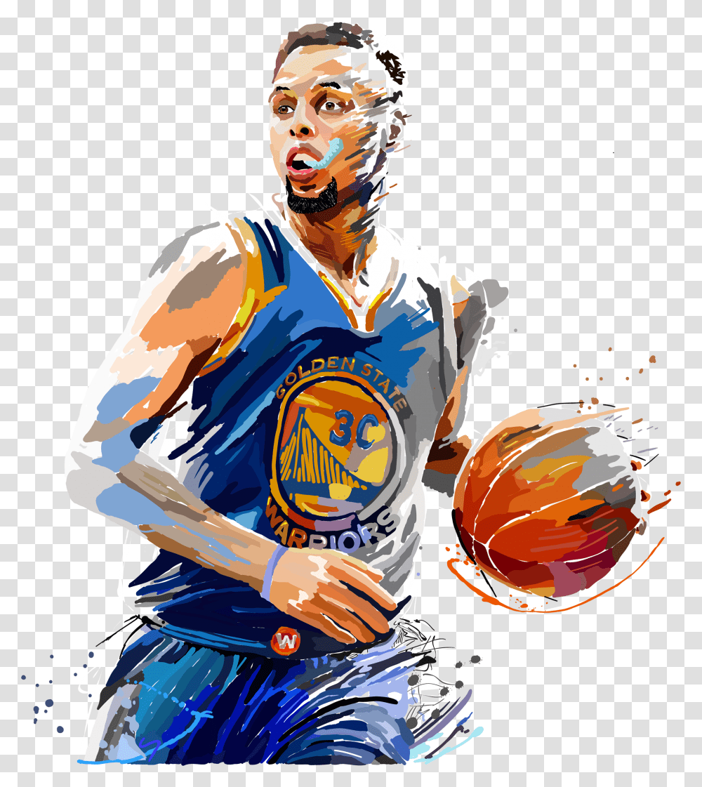 Curry баскетболист арт
