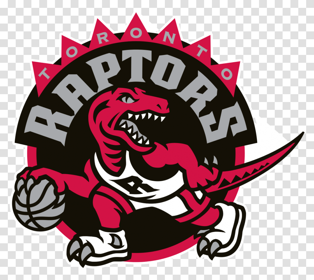 Nba Team Logos Image Toronto Raptors, Label, Text, Crowd, Symbol Transparent Png