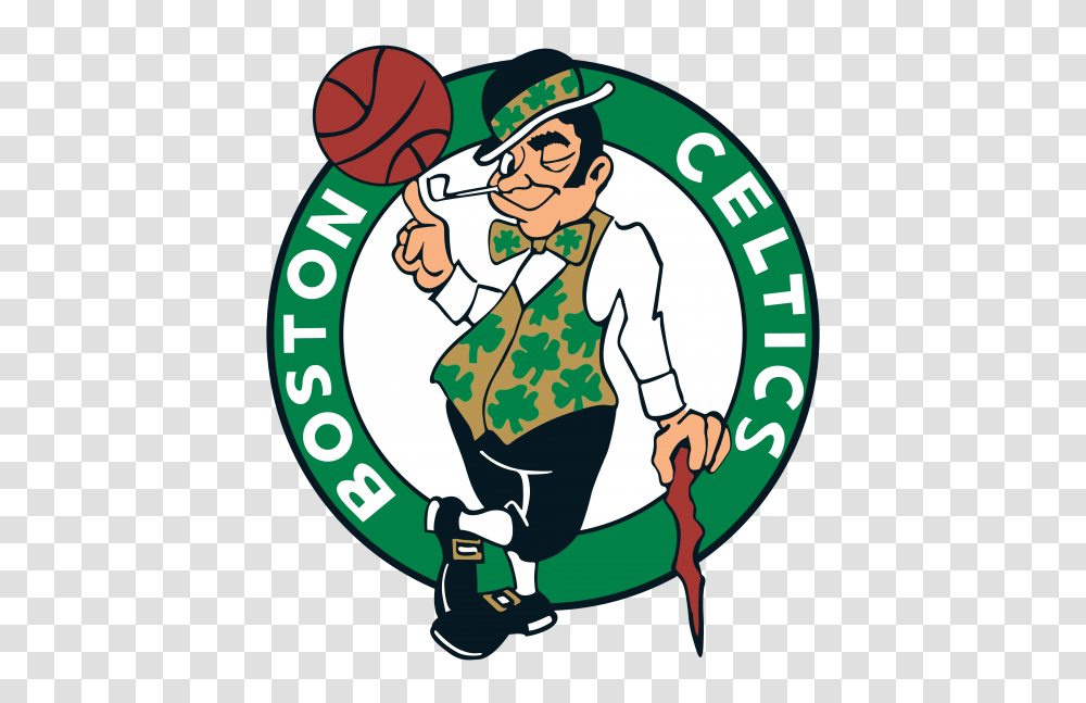 Nba Team Logos Vector Free Boston Celtics Vector Logo, Text, Person, Number, Symbol Transparent Png