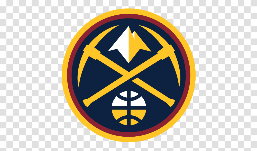 Nba Teams Espn Denver Nuggets Logo, Symbol, Trademark, Emblem, Star Symbol Transparent Png