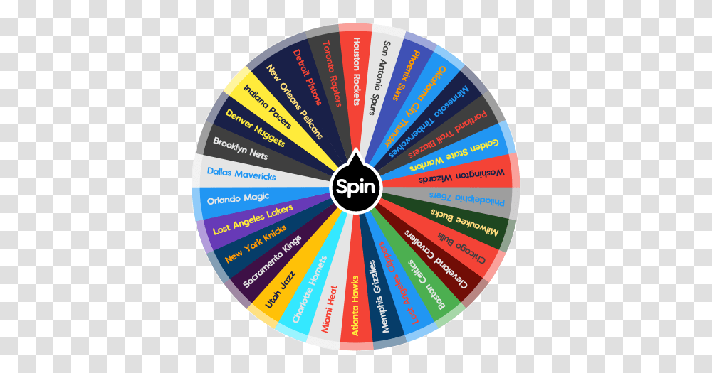 Nba Teams Spin The Wheel App Louisiana State Seal, Sphere, Electronics, GPS, Flyer Transparent Png