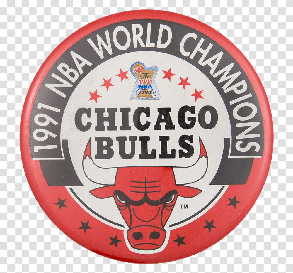 Nba World Champions Chicago Button Museum Chicago Bulls, Logo, Trademark, Badge Transparent Png