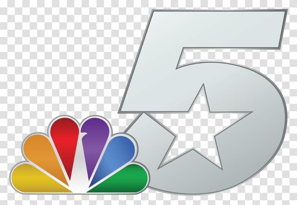 Nbc 5 Dallas Logo, Number, Star Symbol Transparent Png