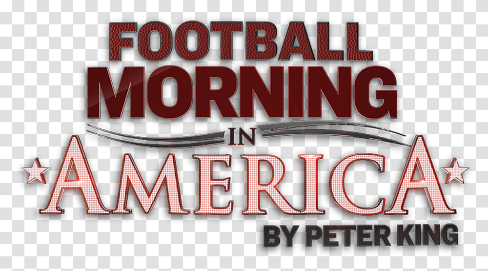Nbc Sports Pr Football Morning In America, Word, Alphabet, Text, Poster Transparent Png