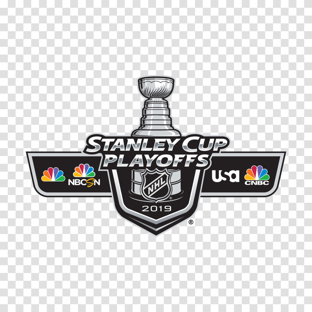 Nbc Sports Presents Six Nhl Stanley Cup Playoff Games Stanley Cup Playoffs 2019, Logo, Symbol, Trademark, Emblem Transparent Png