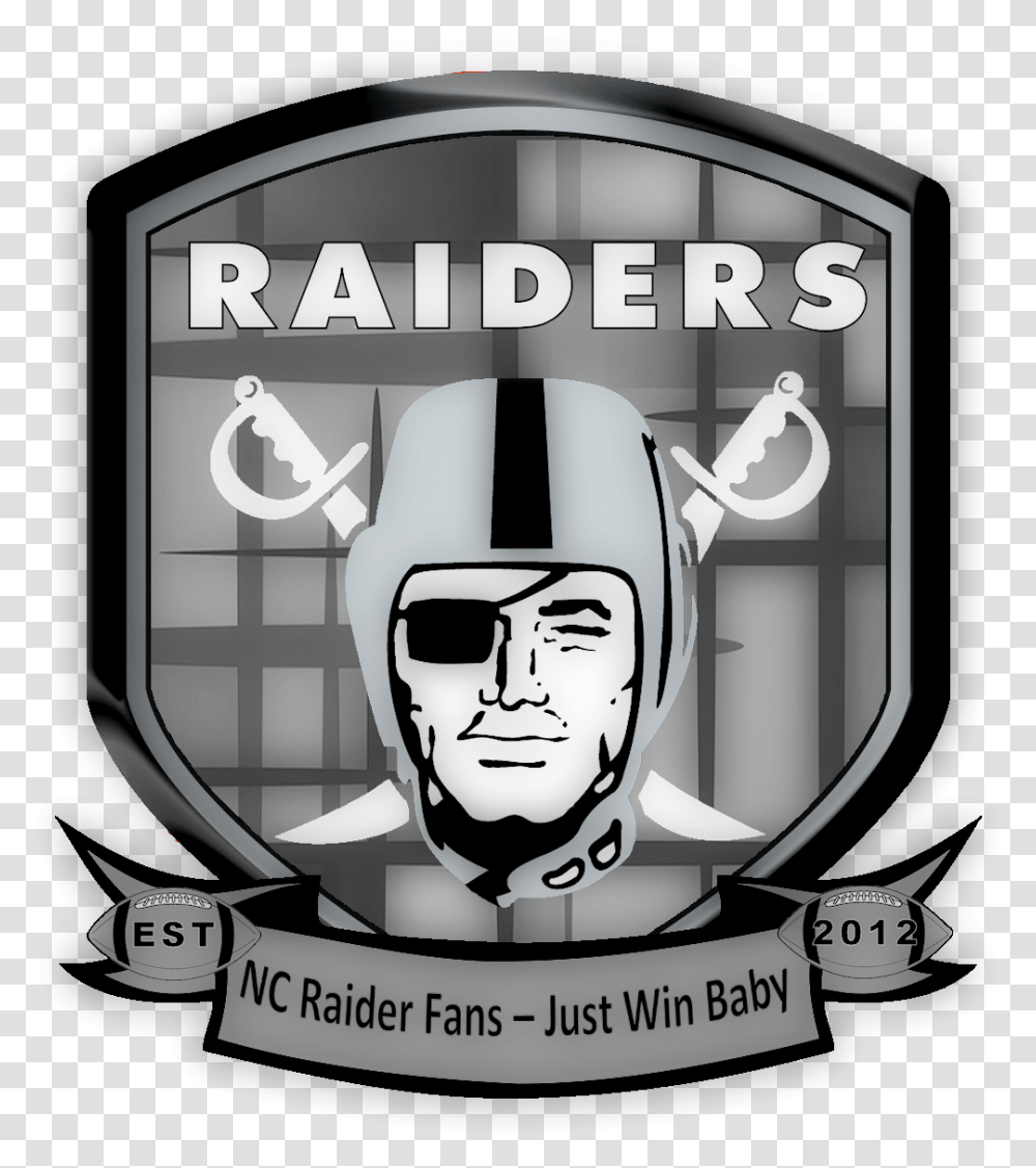 Nc Raider Fans Logo Oakland Raiders Logo Raiders Fans Logo Oakland Raiders, Helmet, Apparel, Sunglasses Transparent Png