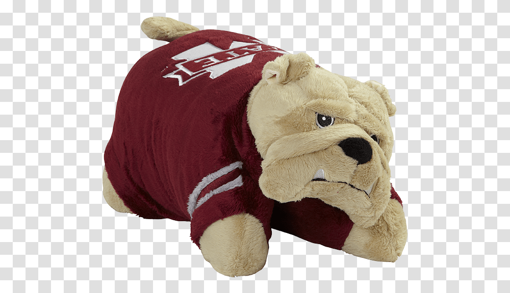 Ncaa Mississippi State Bulldogs Pillow Pet Customized Stuffed Toy, Cushion, Plush, Mammal, Animal Transparent Png