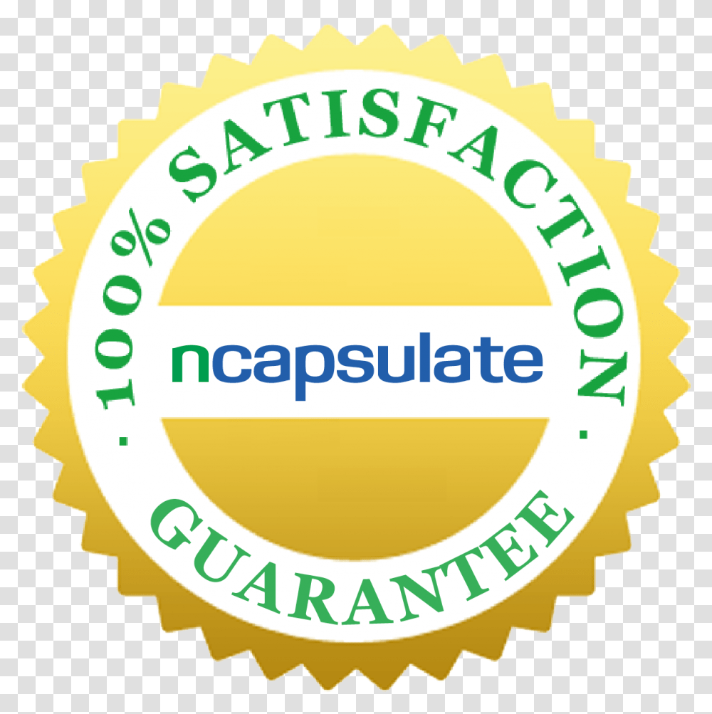 Ncapsulate Premium Health Supplements, Label, Logo Transparent Png