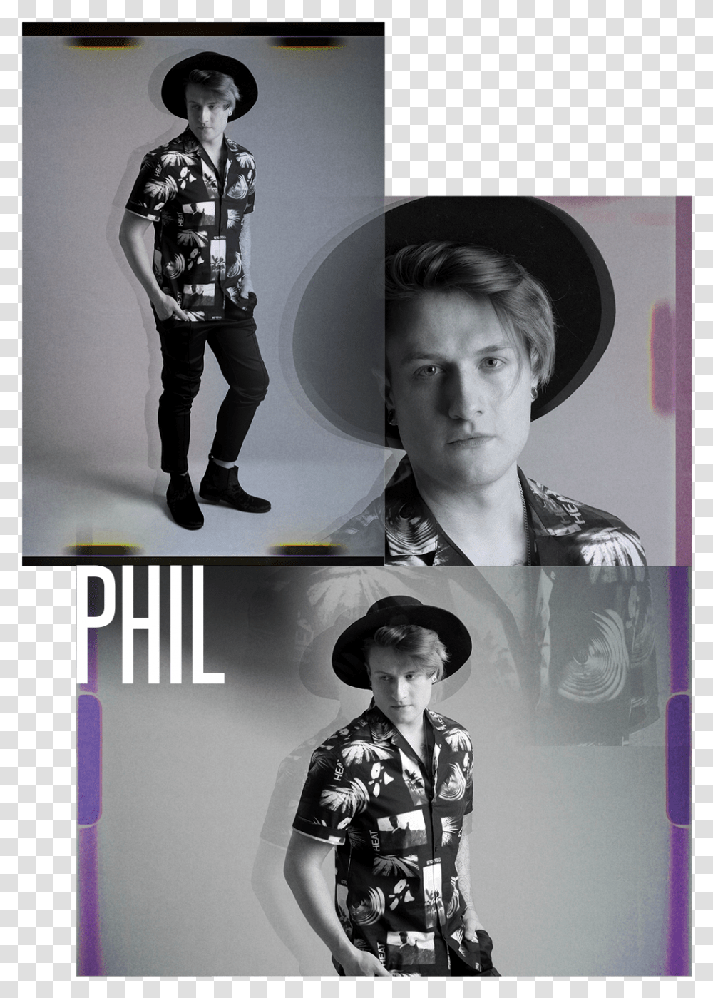 Nce Phil Site Collage 1 Monochrome, Poster, Advertisement, Person Transparent Png