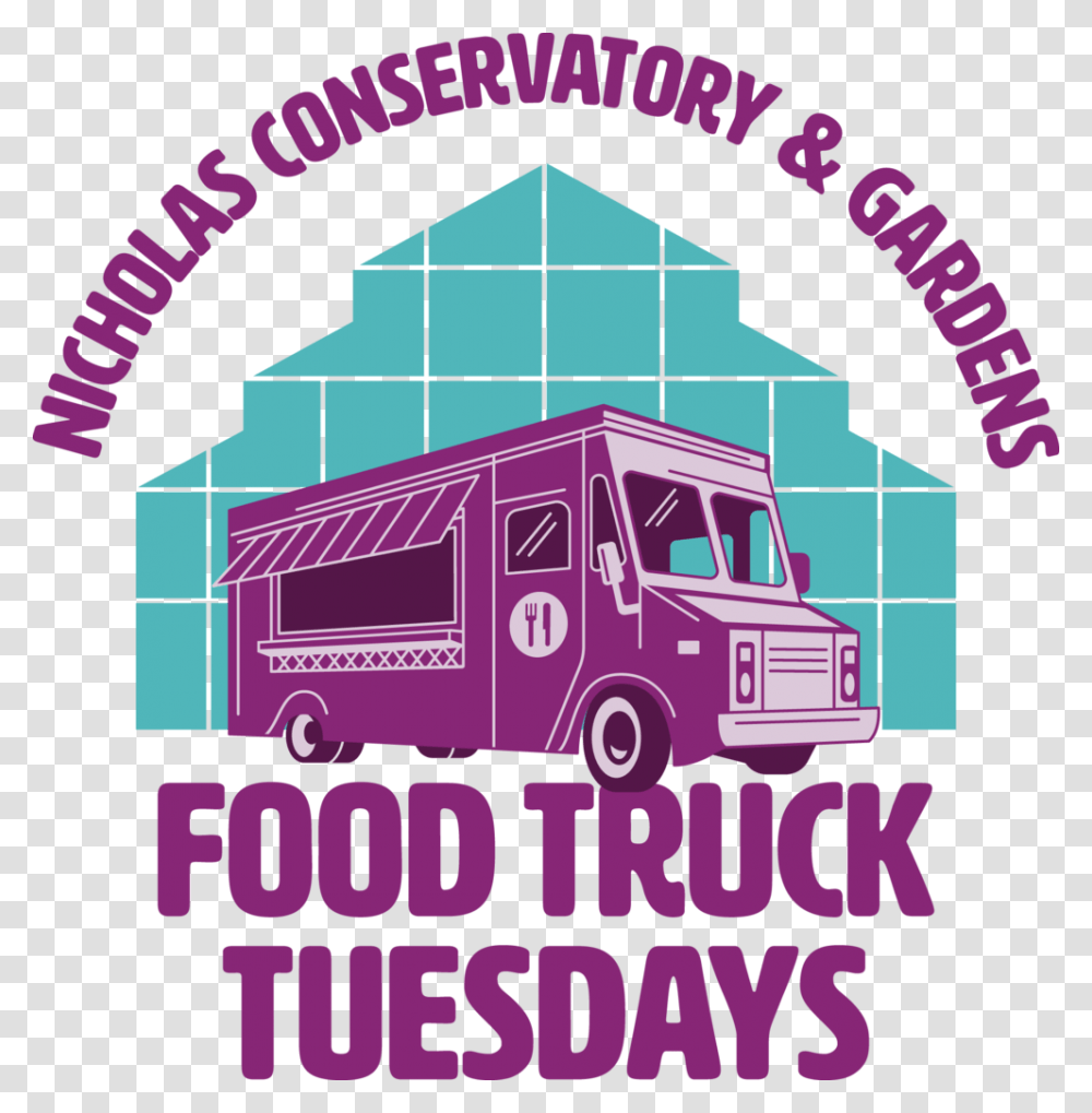 Ncg Food Truck Tues Logo C Commercial Vehicle, Van, Transportation, Interior Design, Indoors Transparent Png