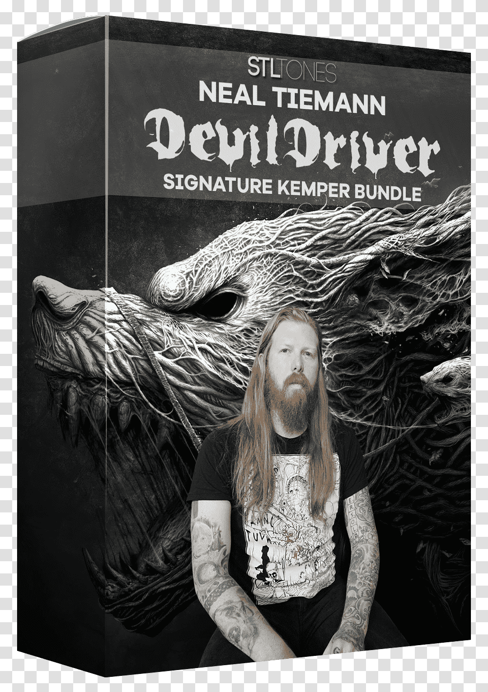 Neal Tiemann Devildriver Signature Kemper Bundle Stl Devildriver, Skin, Person, Poster, Advertisement Transparent Png