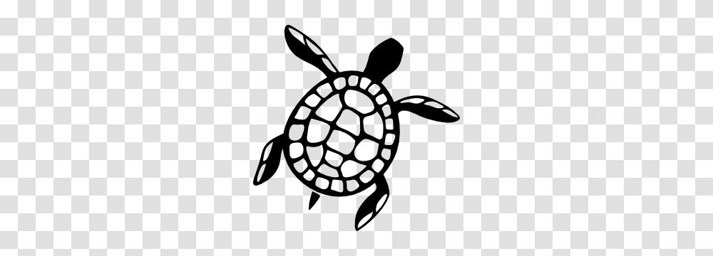 Neat Hawaiian Turtle Sticker, Stencil, Sea Life, Animal, Tortoise Transparent Png