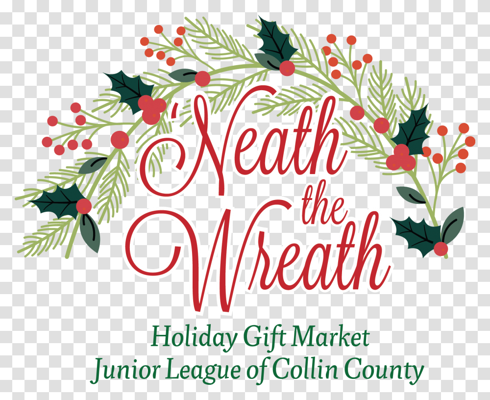 Neath The Wreath 2019, Label, Tree, Plant Transparent Png