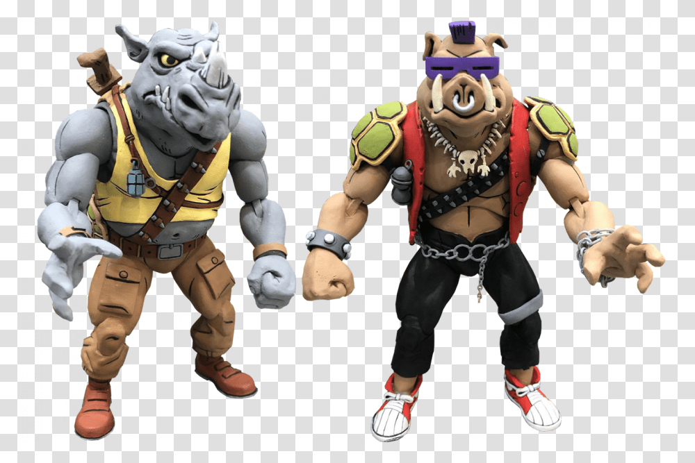 Neca Bebop And Rocksteady, Person, People, Suit Transparent Png