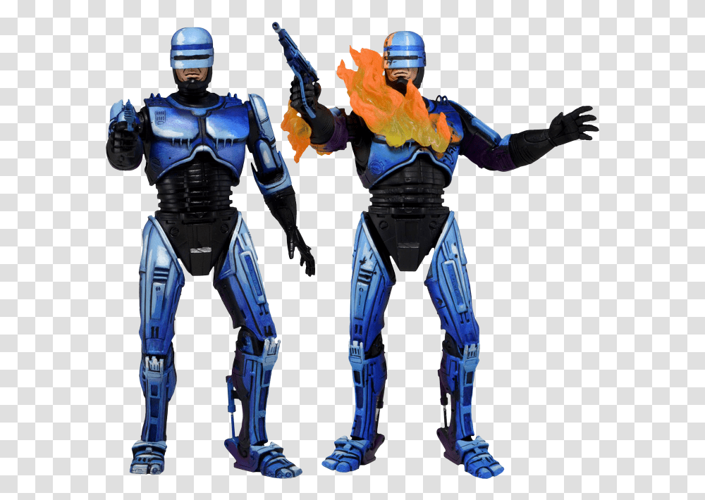Neca Robocop Vs Terminator 7 Neca Video Game Robocop, Person, Human, Helmet, Clothing Transparent Png