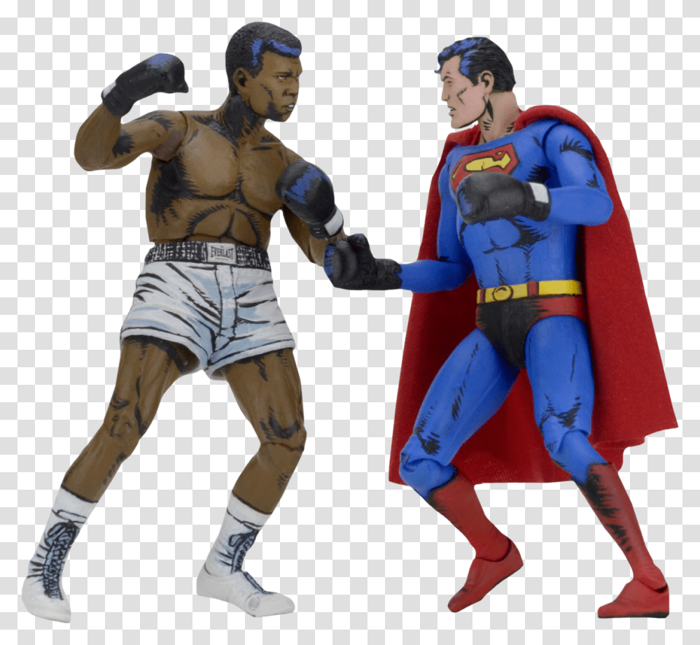 Neca Superman Vs Muhammad Ali, Person, Costume, Hand Transparent Png