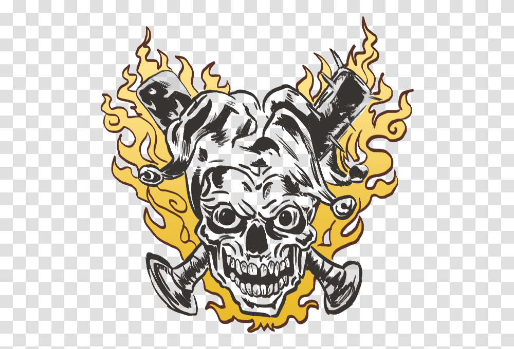 Neck Tattoo, Fire, Dragon, Flame, Hand Transparent Png